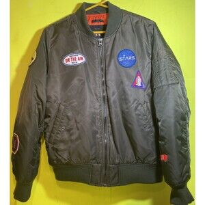 JACKET flyaway  PATCHES,  US AIR FORCE  NIGHT  1975 Youth  XL